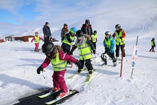 Myndir úr skíðaferð 1.-4.bekkjar